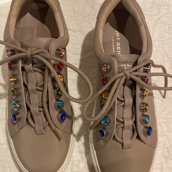 Kurt Geiger - 9 NIB blush leather sneakers - Picture 2 of 4